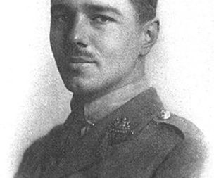 First World War poet Wilfred Owen, treated for shell shock
