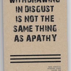 Mark Beechill - Withdrawing In Disgust Is Not The Same Thing As Apathy
