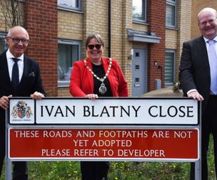 New road opened in Ipswich named after ‘forgotten’ Czech poet